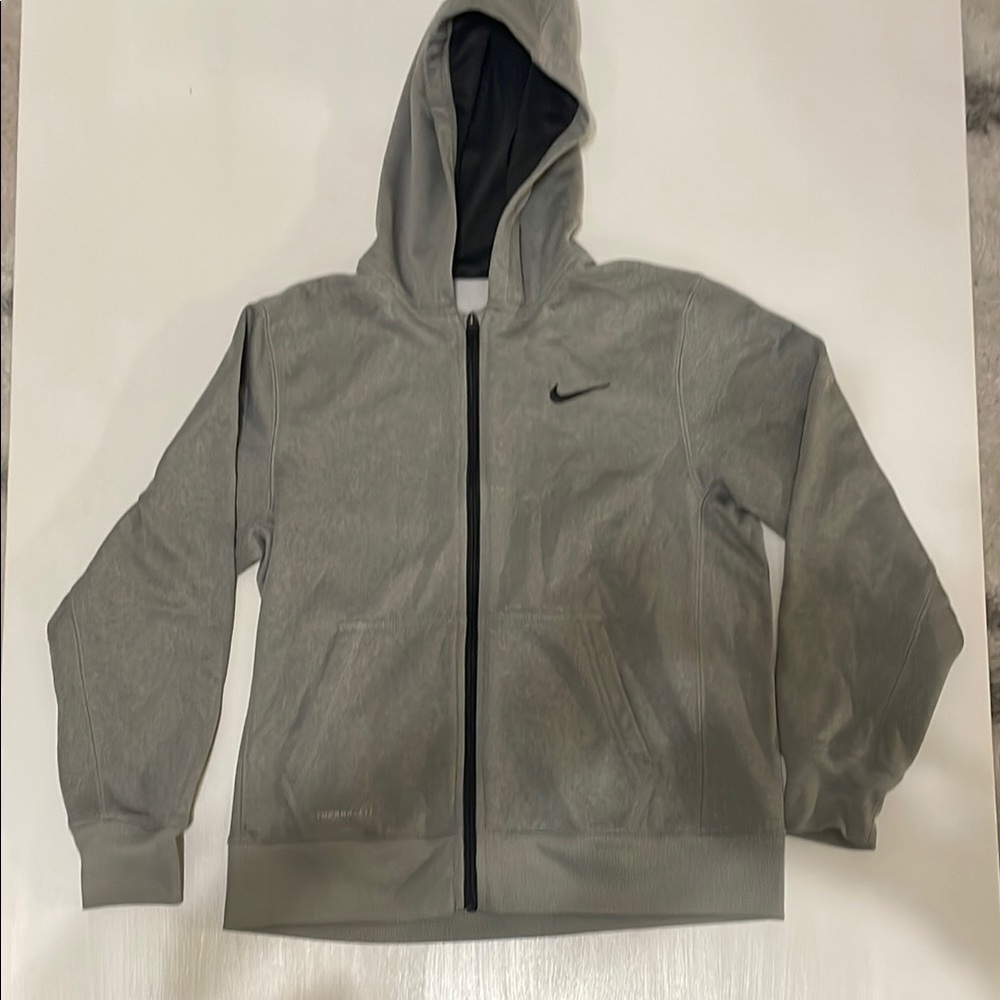 Nike Gray Zip-Up Hoodie
